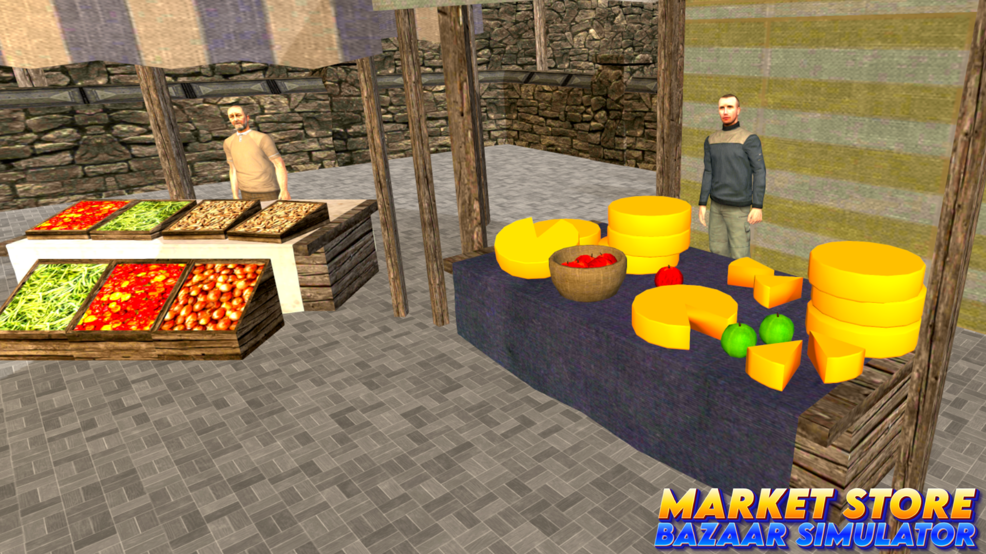 Market Store Bazaar Simulator 게임 스크린샷