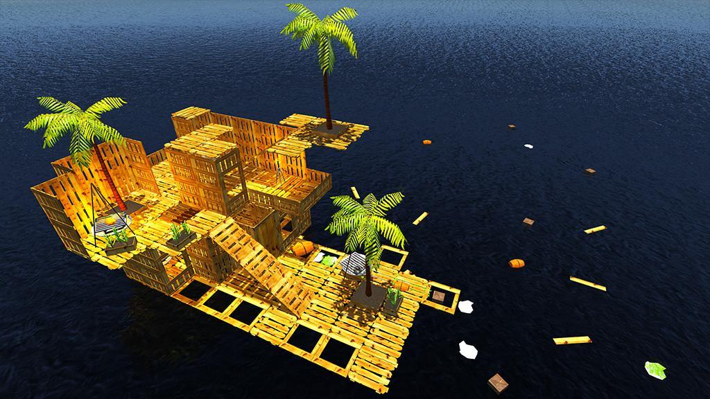 Raft Survival Simulator Game Screenshot