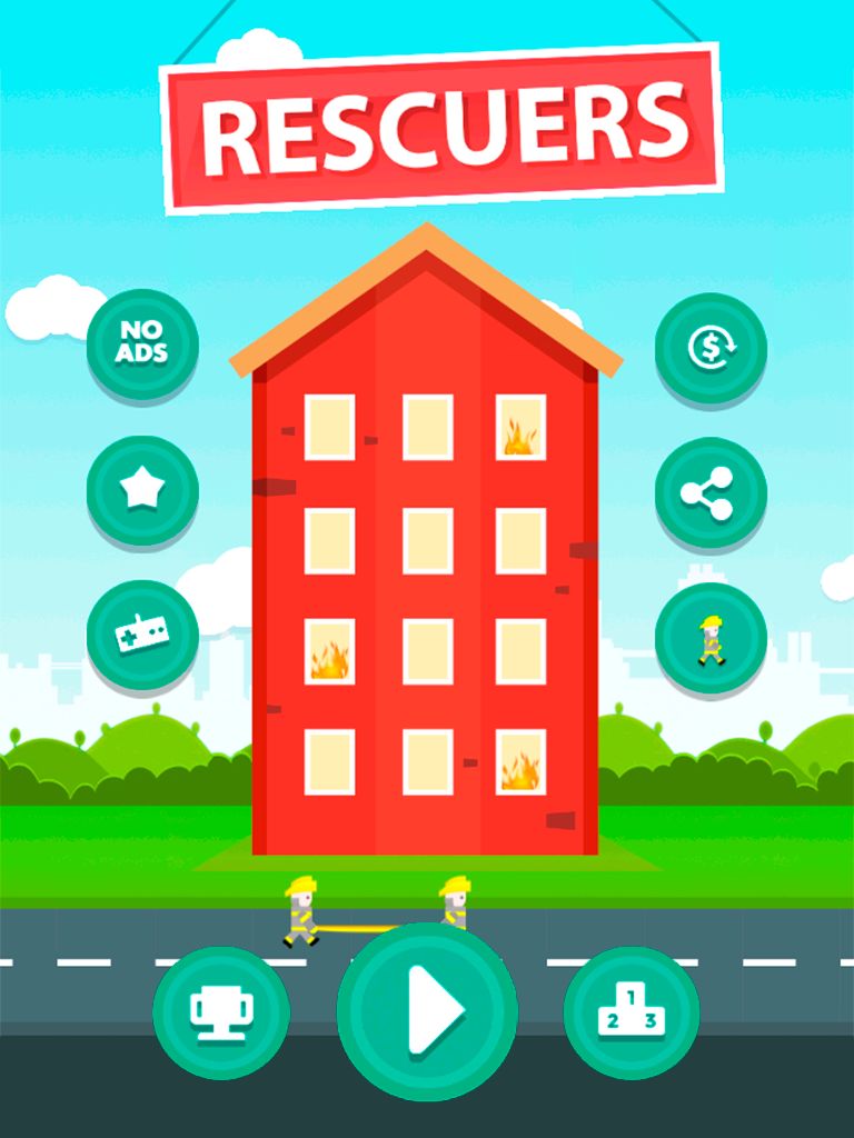 Rescuers screenshot game