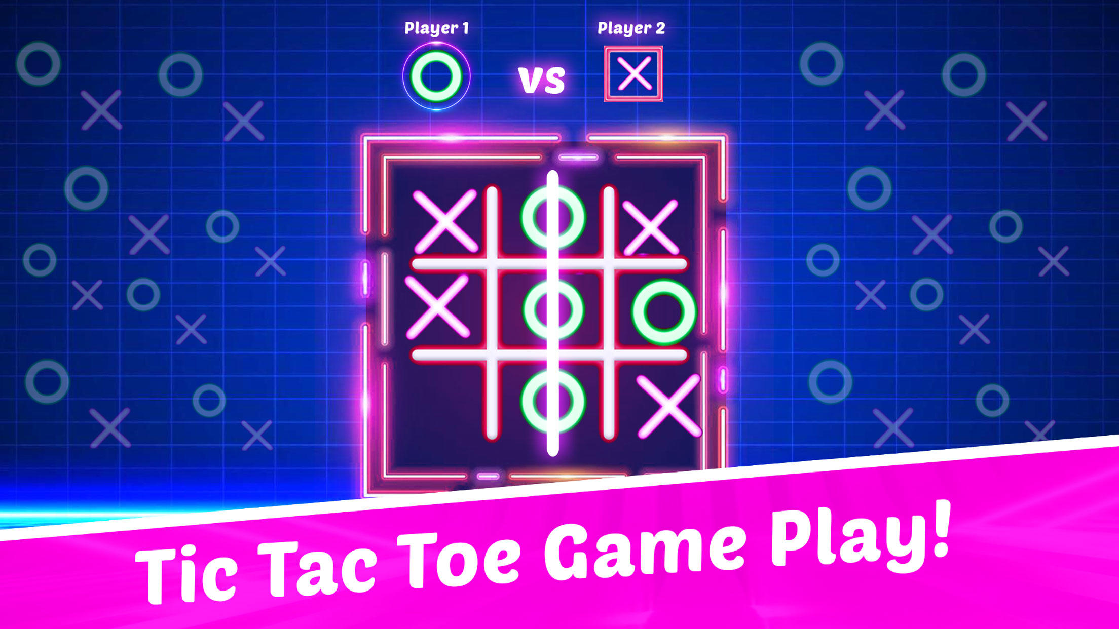 Tic Tac Toe XO 2 Player Puzzle遊戲截圖