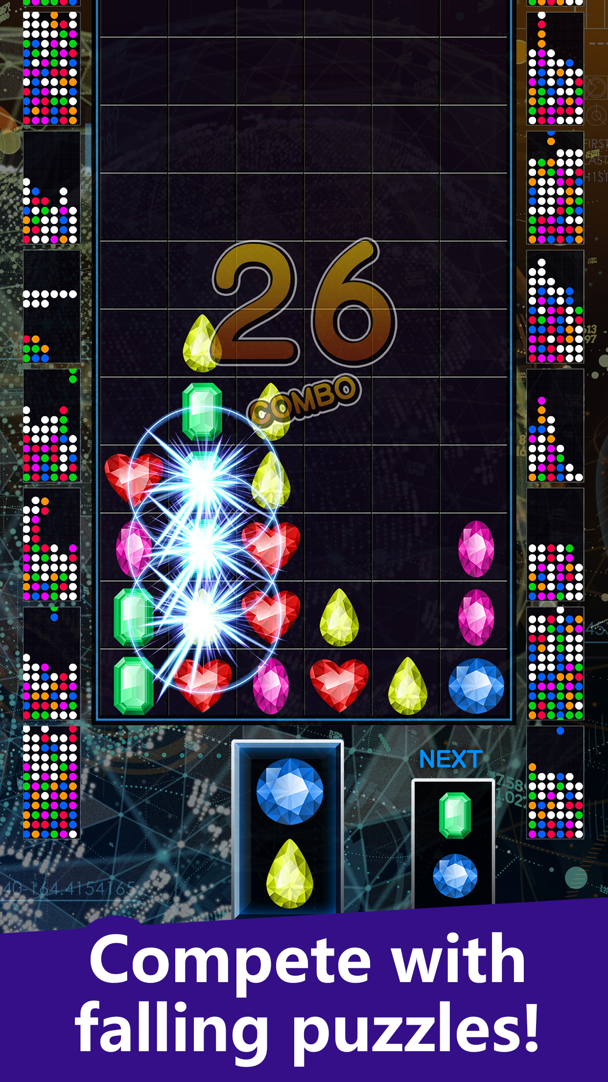 Скриншот игры Fighting! Falling block puzzle