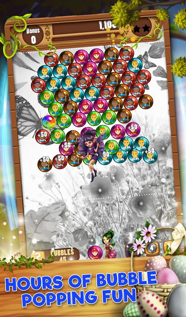 Garden Bubble Blaster - Critter Kingdom Game Screenshot