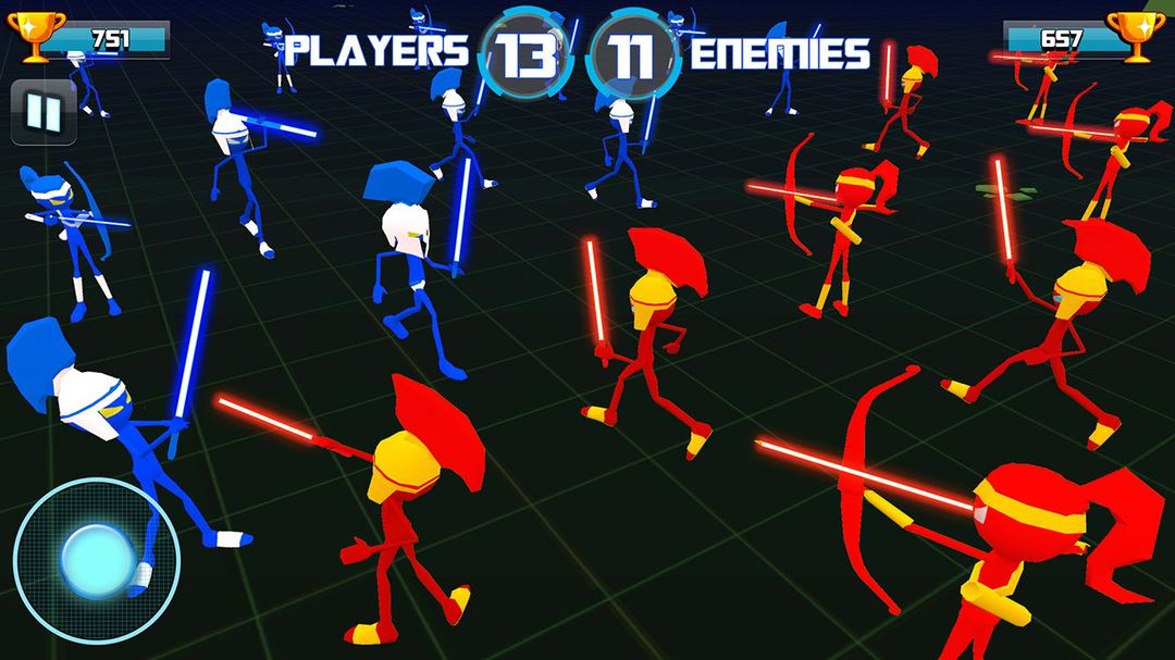 Screenshot of Wars of Star: Stick Warriors