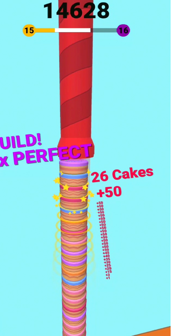 Screenshot of Cake Tower Stack