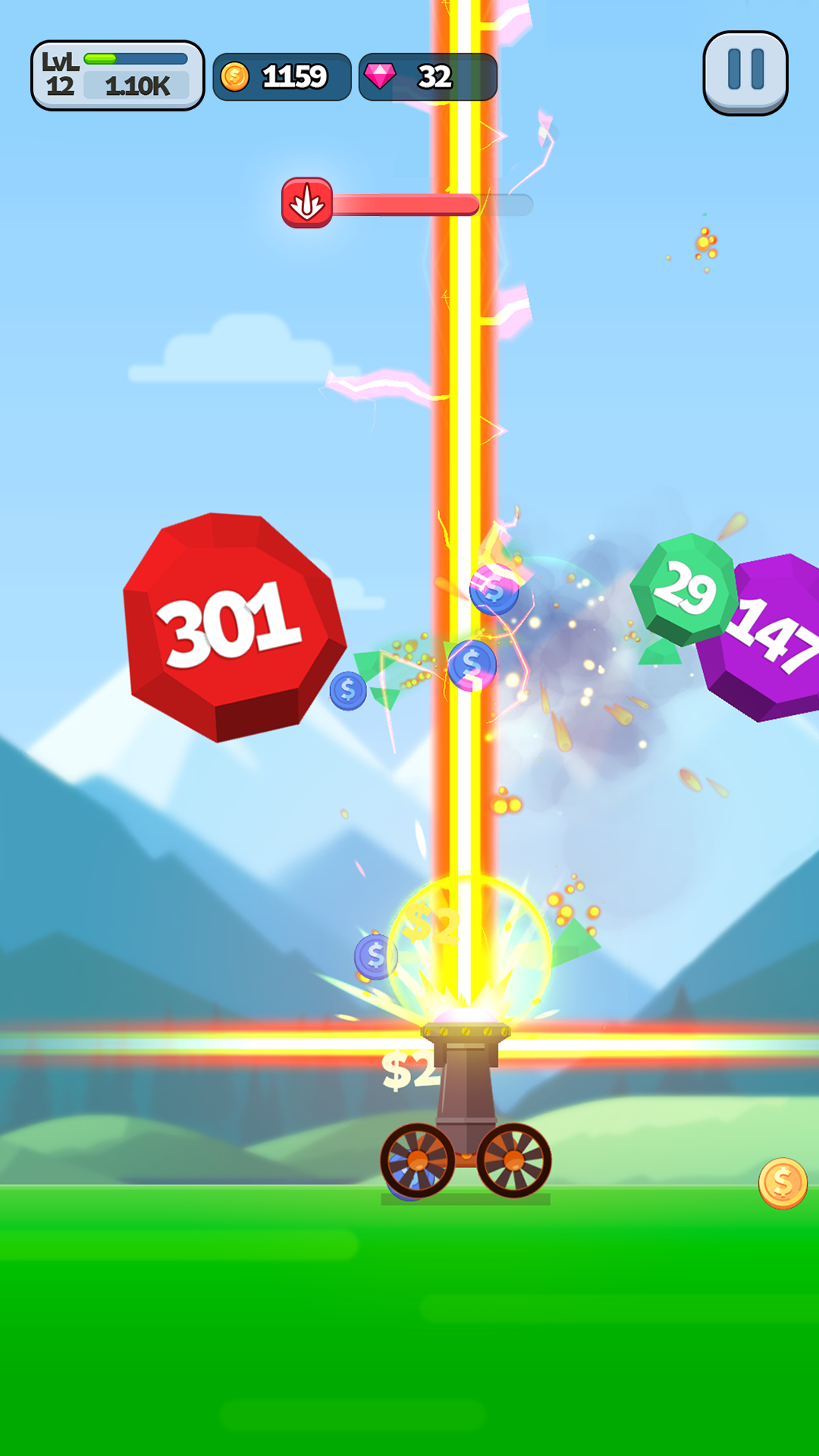 Ball Blast Cannon blitz mania Game Screenshot