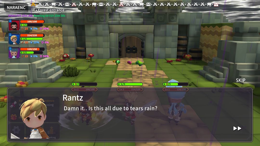 Screenshot of TEARS RAIN : TCG & Roguelike
