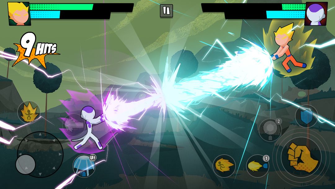 Screenshot of Super Dragon Stickman Battle - Warriors Fight