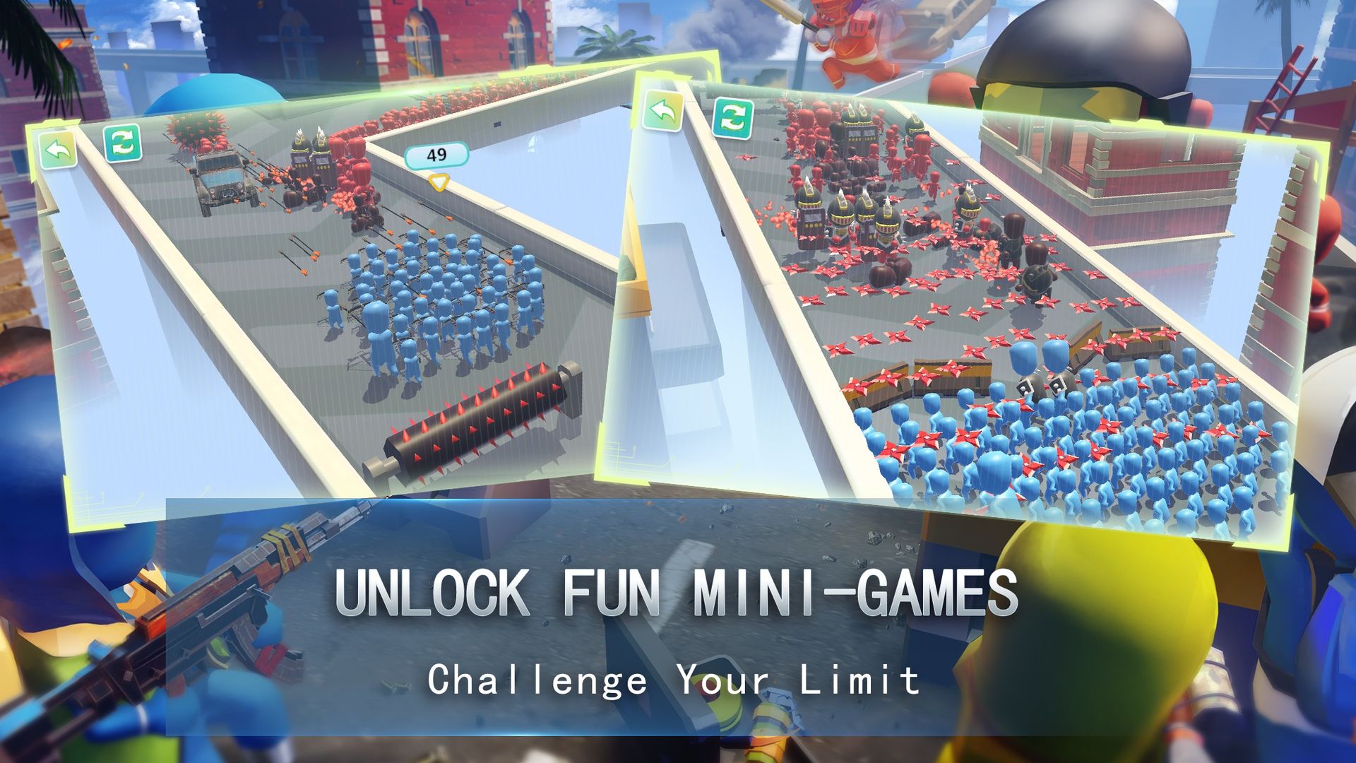 Screenshot of Infinite Lane - Mob Control