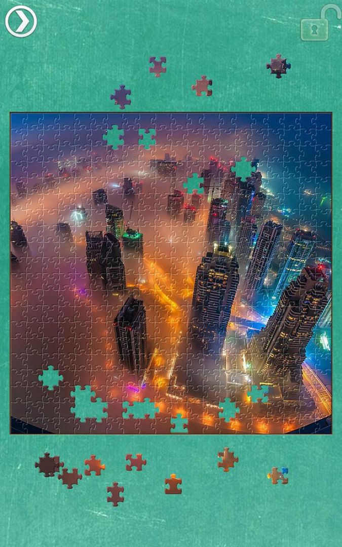 도시 지그 소 퍼즐 게임 스크린 샷
