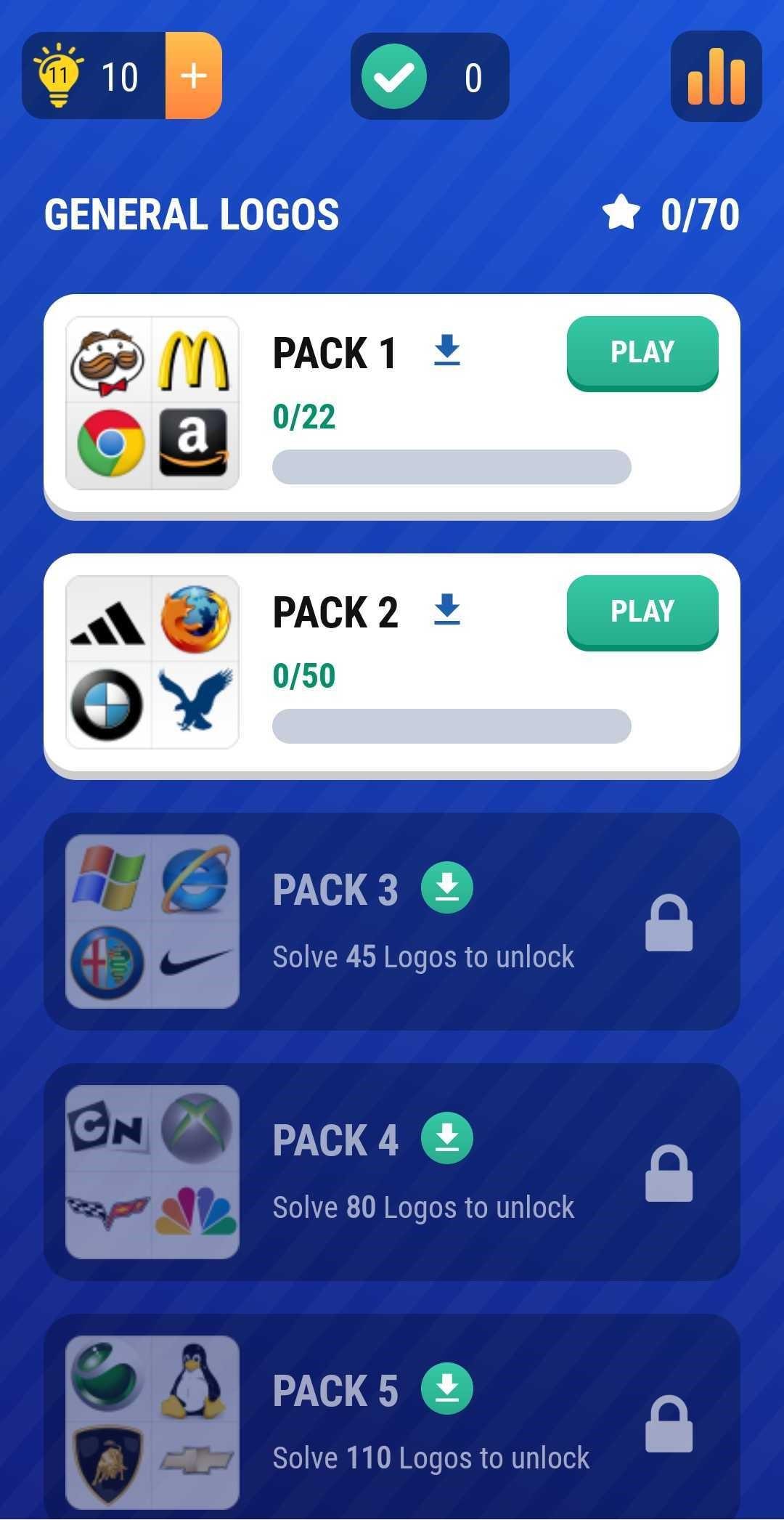 Logo Game: Guess Brand Quiz Game Screenshot