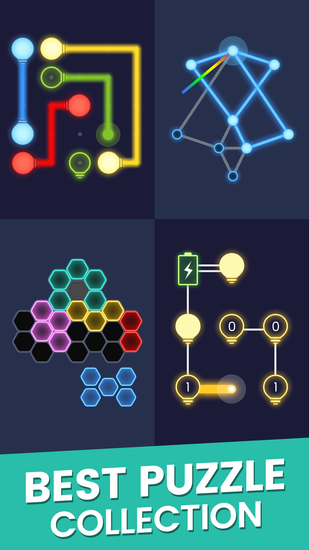 Color Glow : Puzzle Collection Game Screenshot