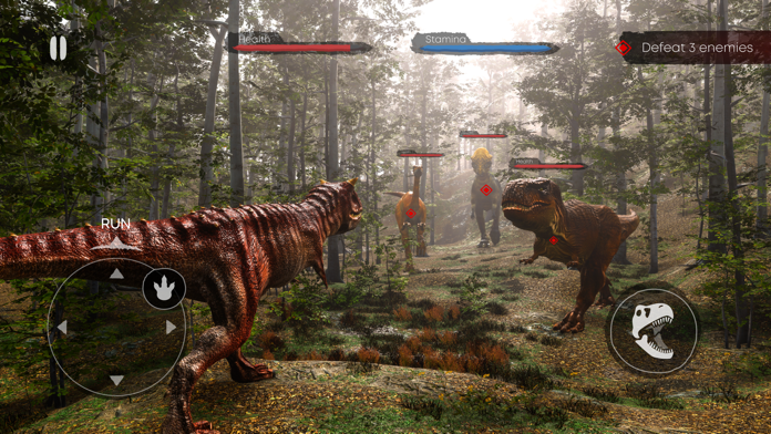 Dino Survival Simulator 게임 스크린 샷
