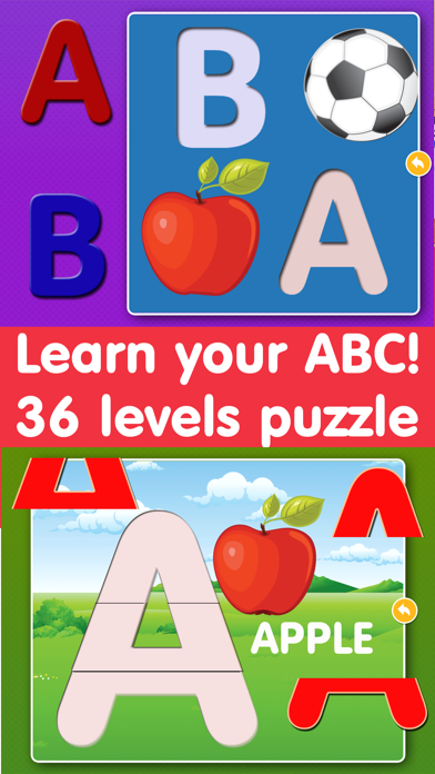 Swanky Alphabet Puzzle Games Game Screenshot