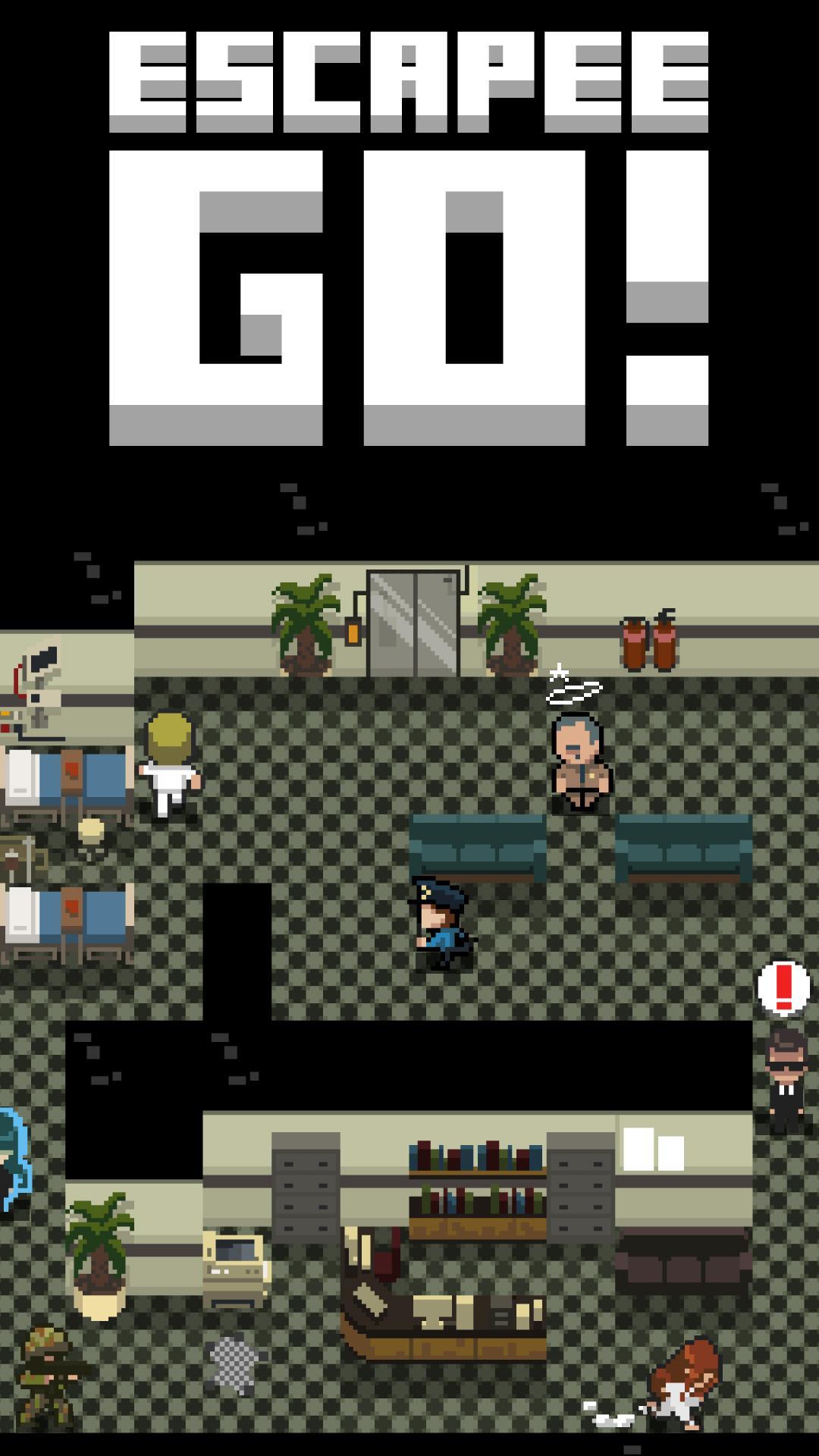 Screenshot 1 of Tindakan Stealth Pixel Percuma Sepenuhnya: ESCAPEE GO! 2.0.1