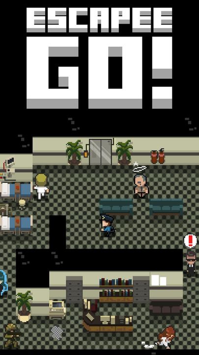 Screenshot 1 of Completely Free Pixel Stealth Action: ESCAPEE GO! 2.0.1