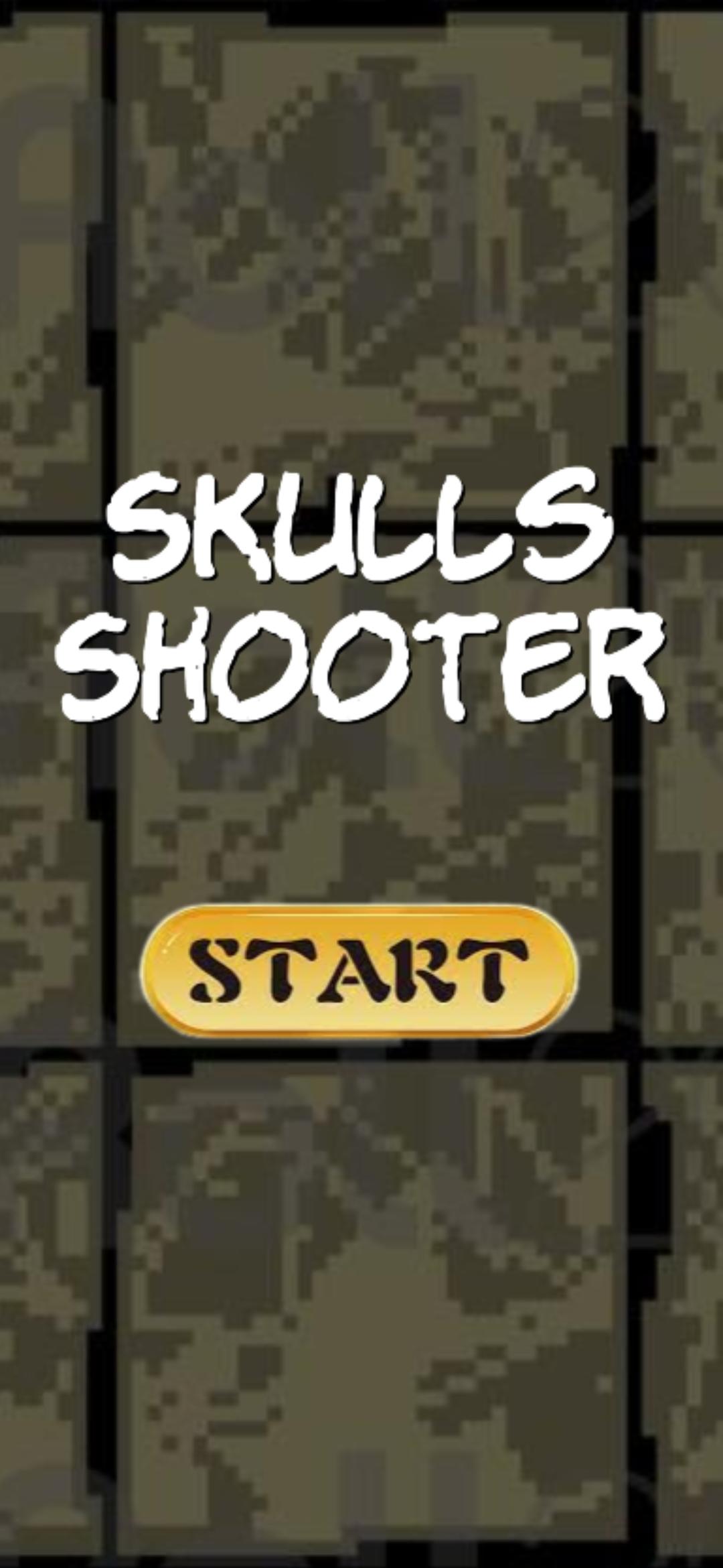 Skulls Shooter - By Aksa ゲームのスクリーンショット