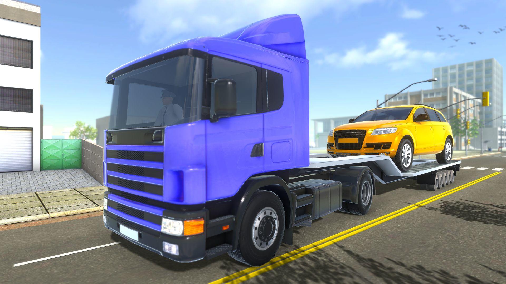 Screenshot of 3D Truck Simulator Games USA