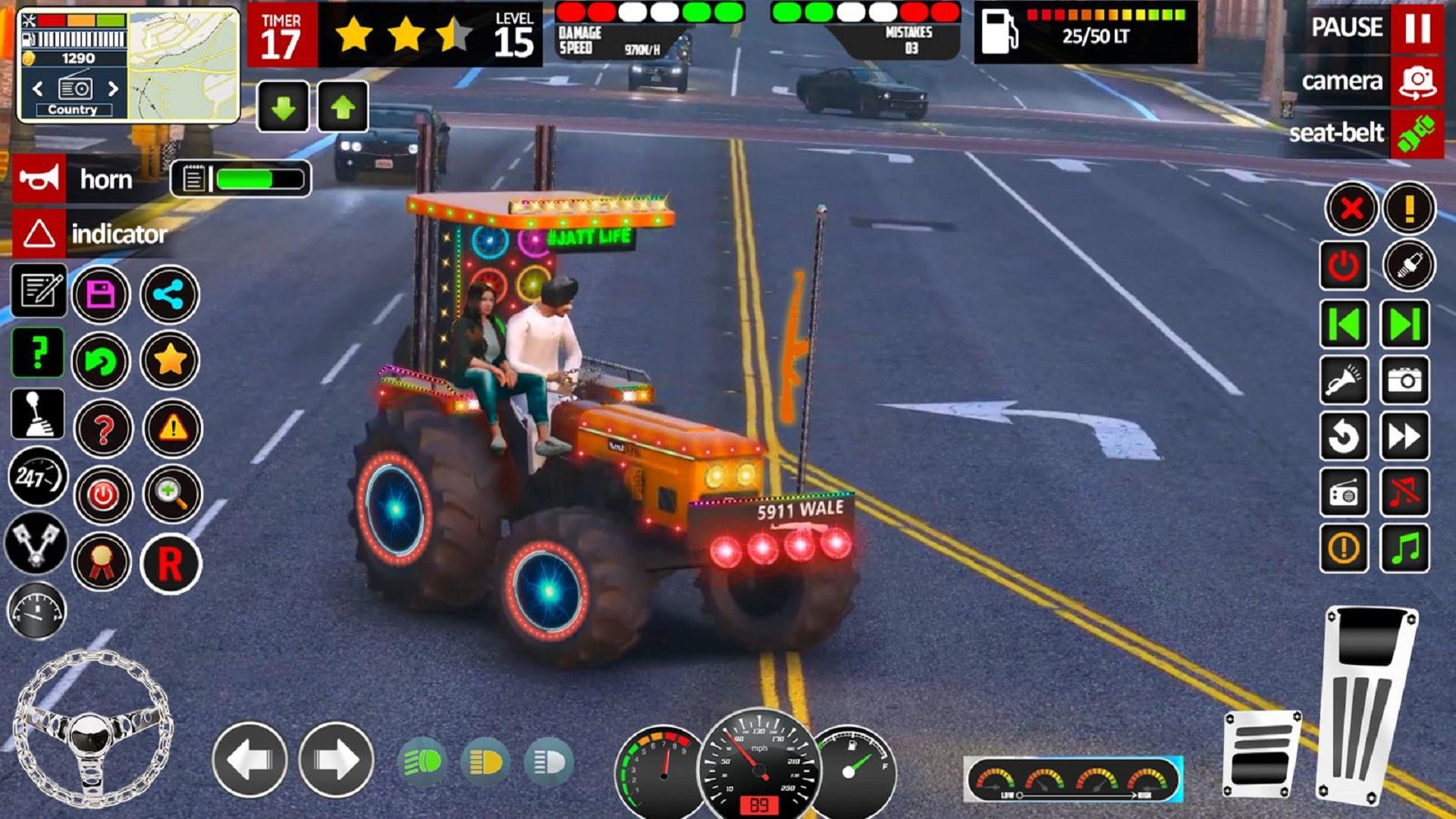 Indian Tractor Farming Game 3D screenshot game