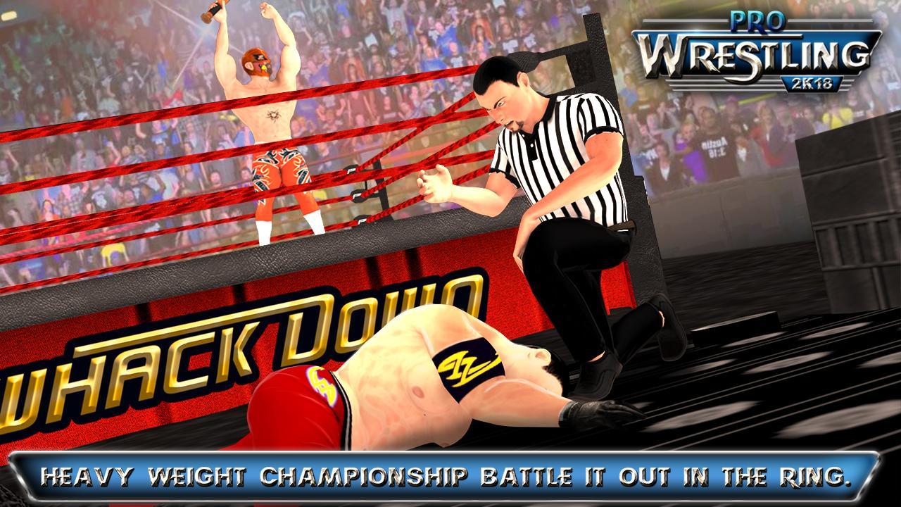 Screenshot of Pro Wrestling - Free Wrestling Games : 2K18