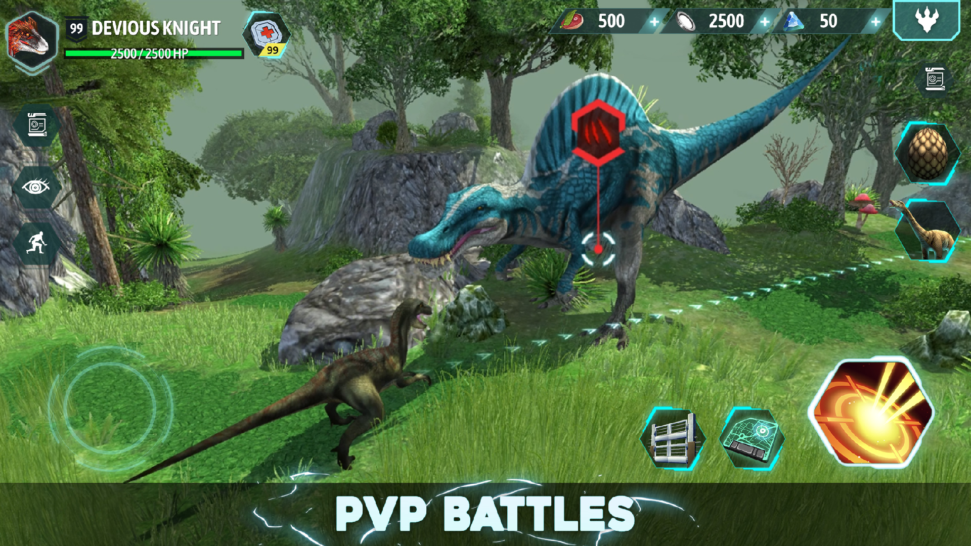 Dino Tamers - Jurassic MMO Game Screenshot