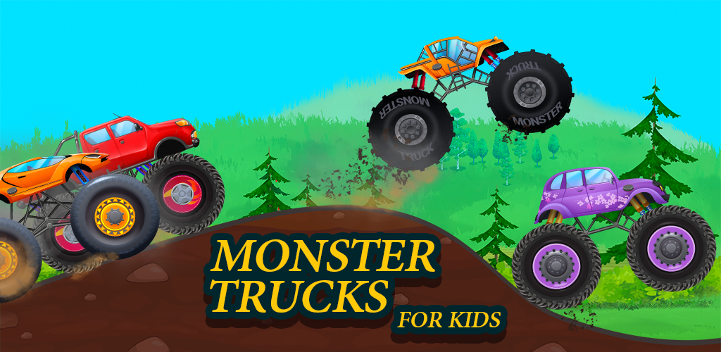 Banner of 몬스터 트럭: 키즈를 위한 레이싱 게임 