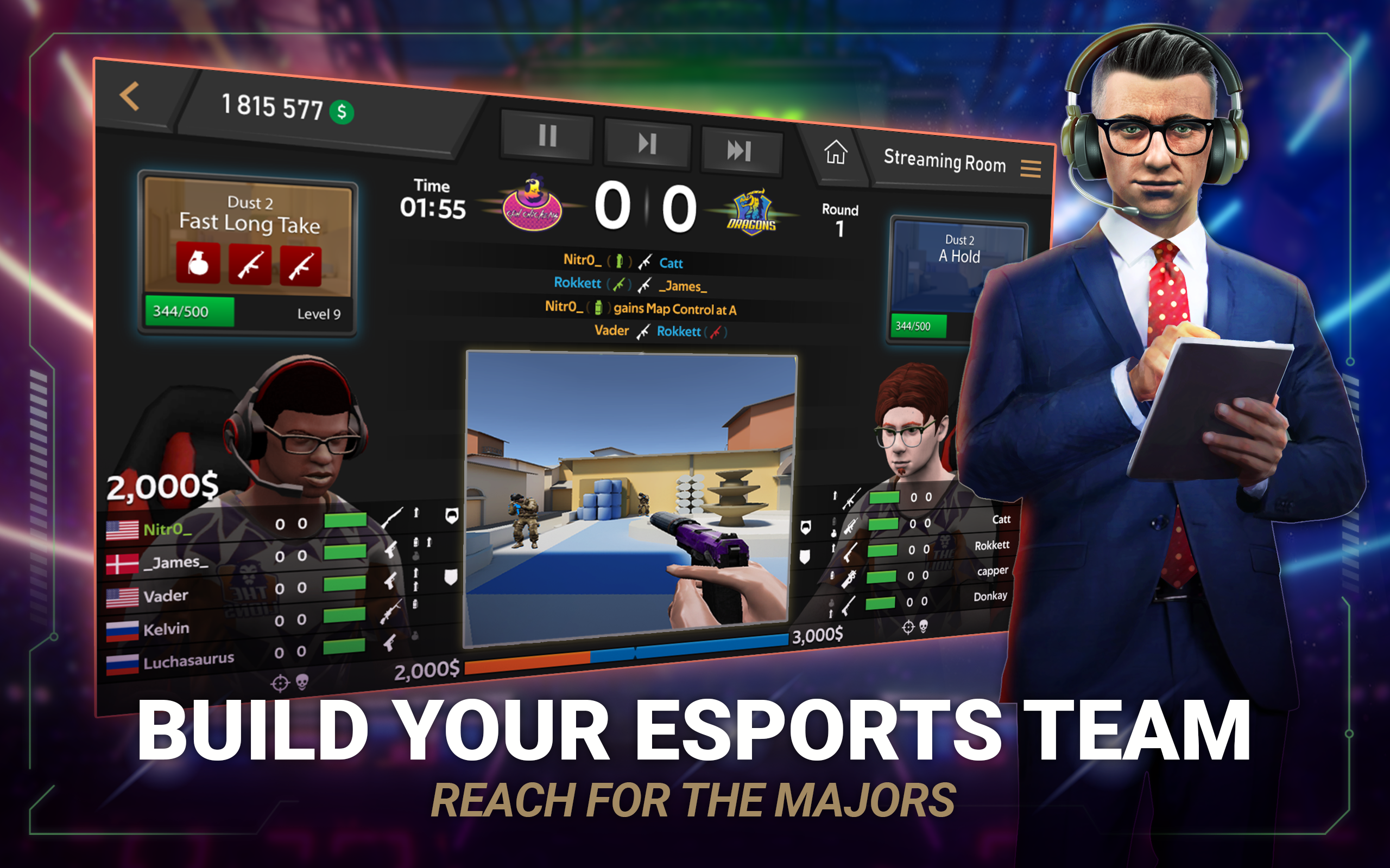 FIVE - Esports Manager Game Game Screenshot
