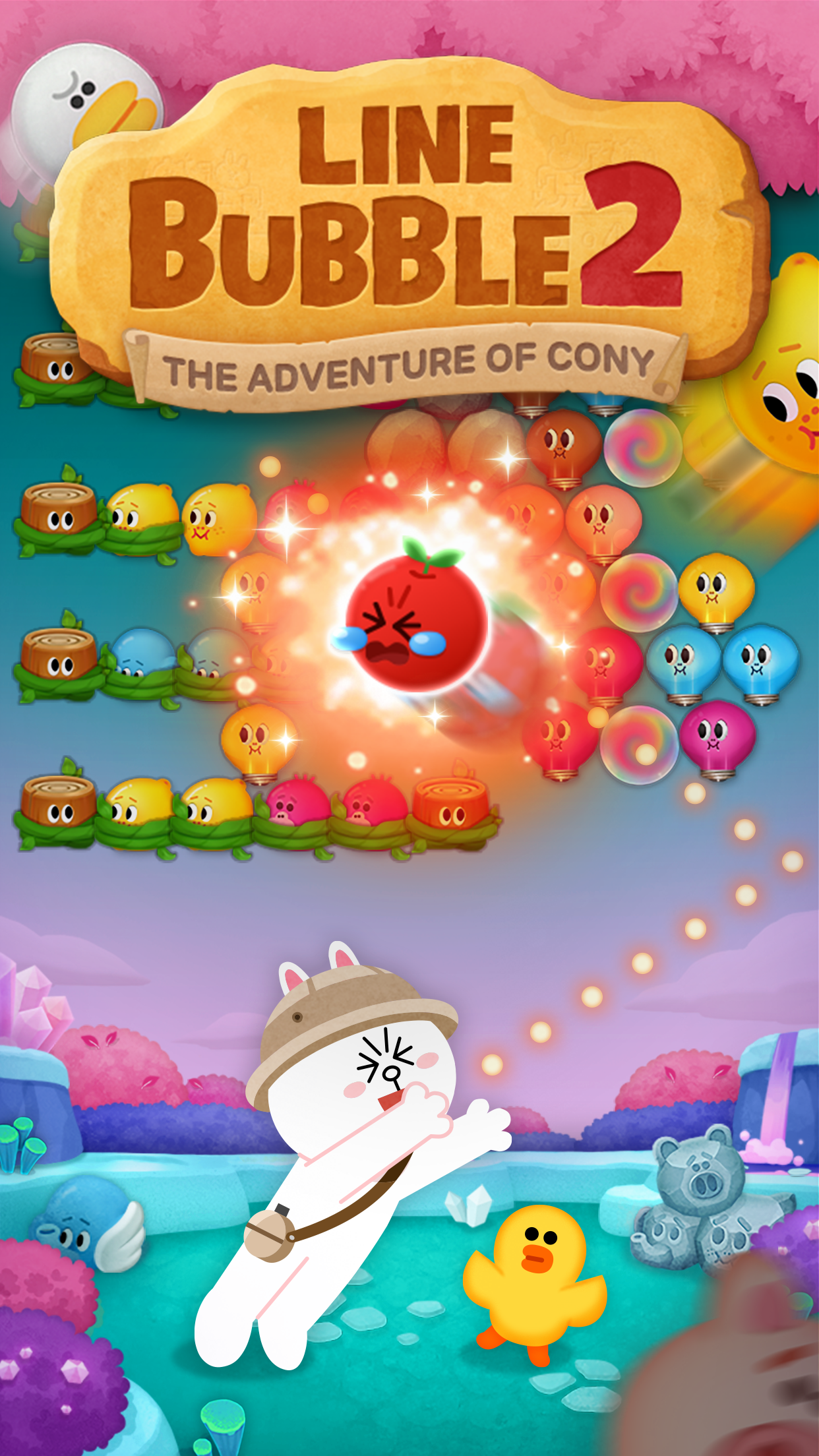 LINE Bubble 2 Game Screenshot