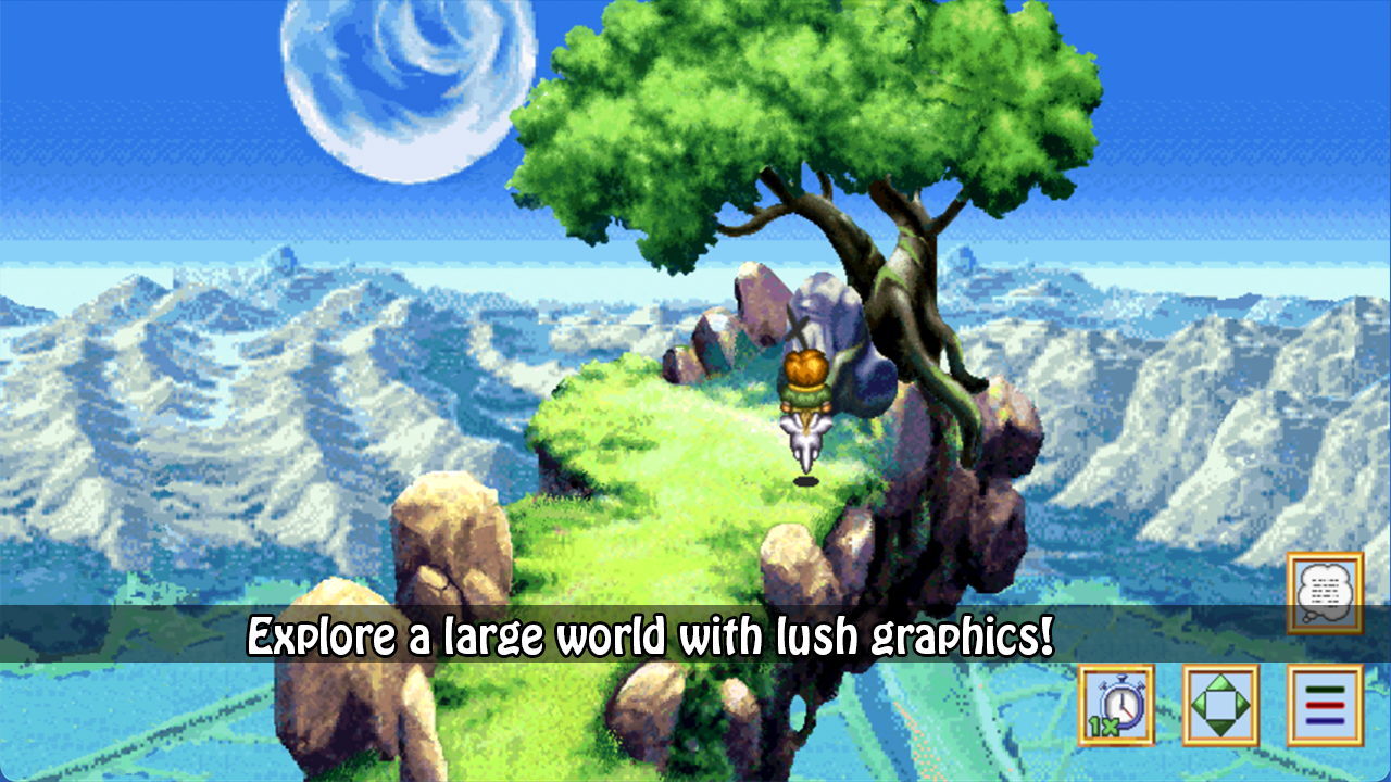 Lunar Silver Star Story Touch Game Screenshot