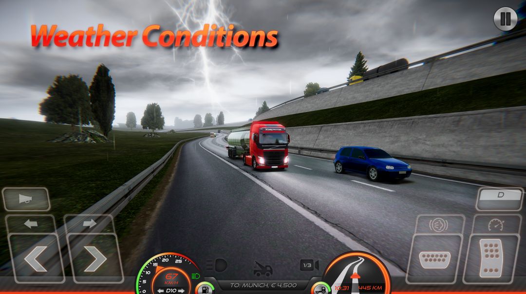 Screenshot of Truckers of Europe 2