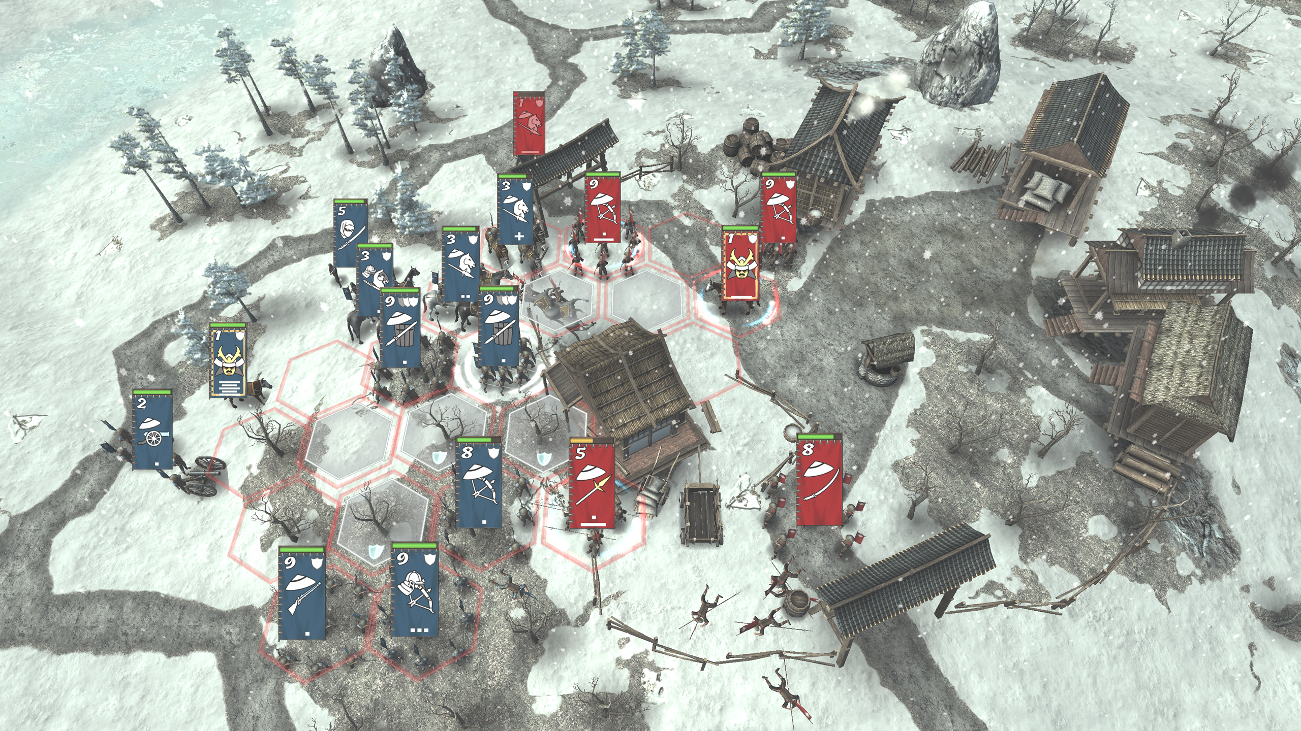 Shogun's Empire: Hex Commander Game Screenshot
