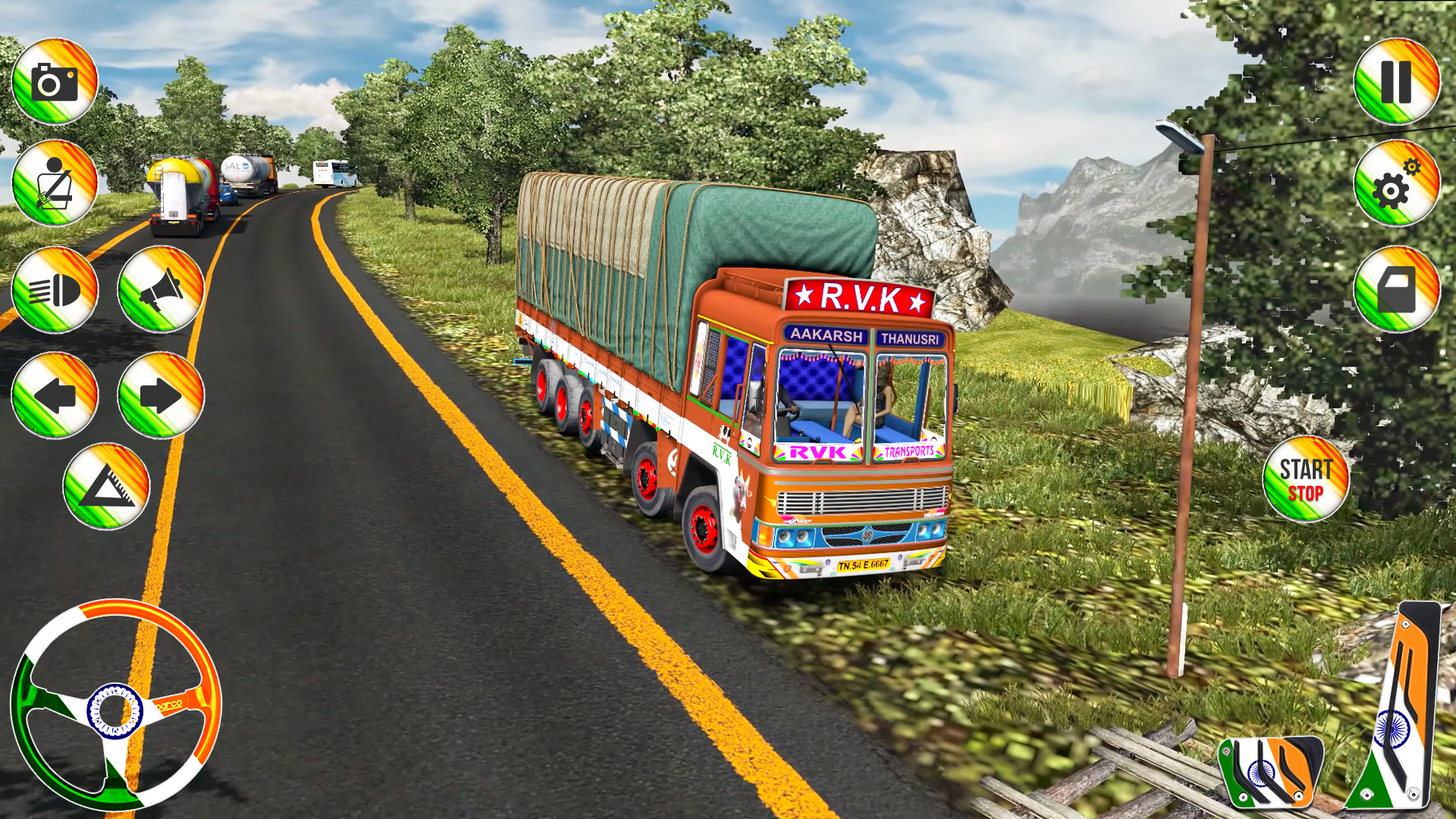 Indian Truck Sim Offroad Games Game Screenshot