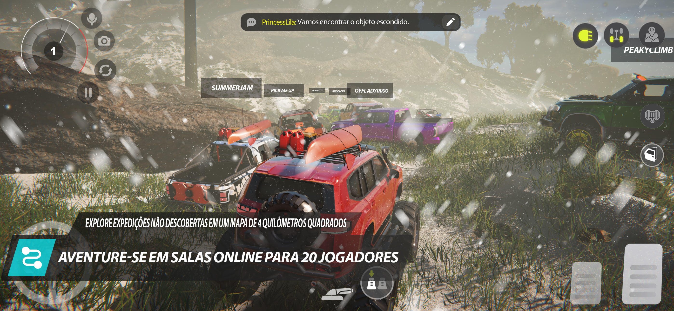 Captura de Tela do Jogo Offroad League Online