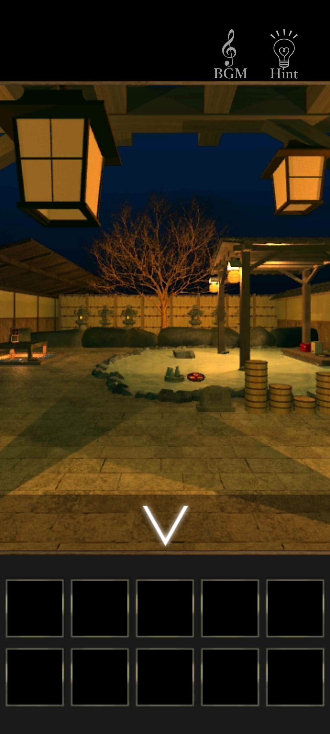 Escape Sakura Hot Springs Game Screenshot