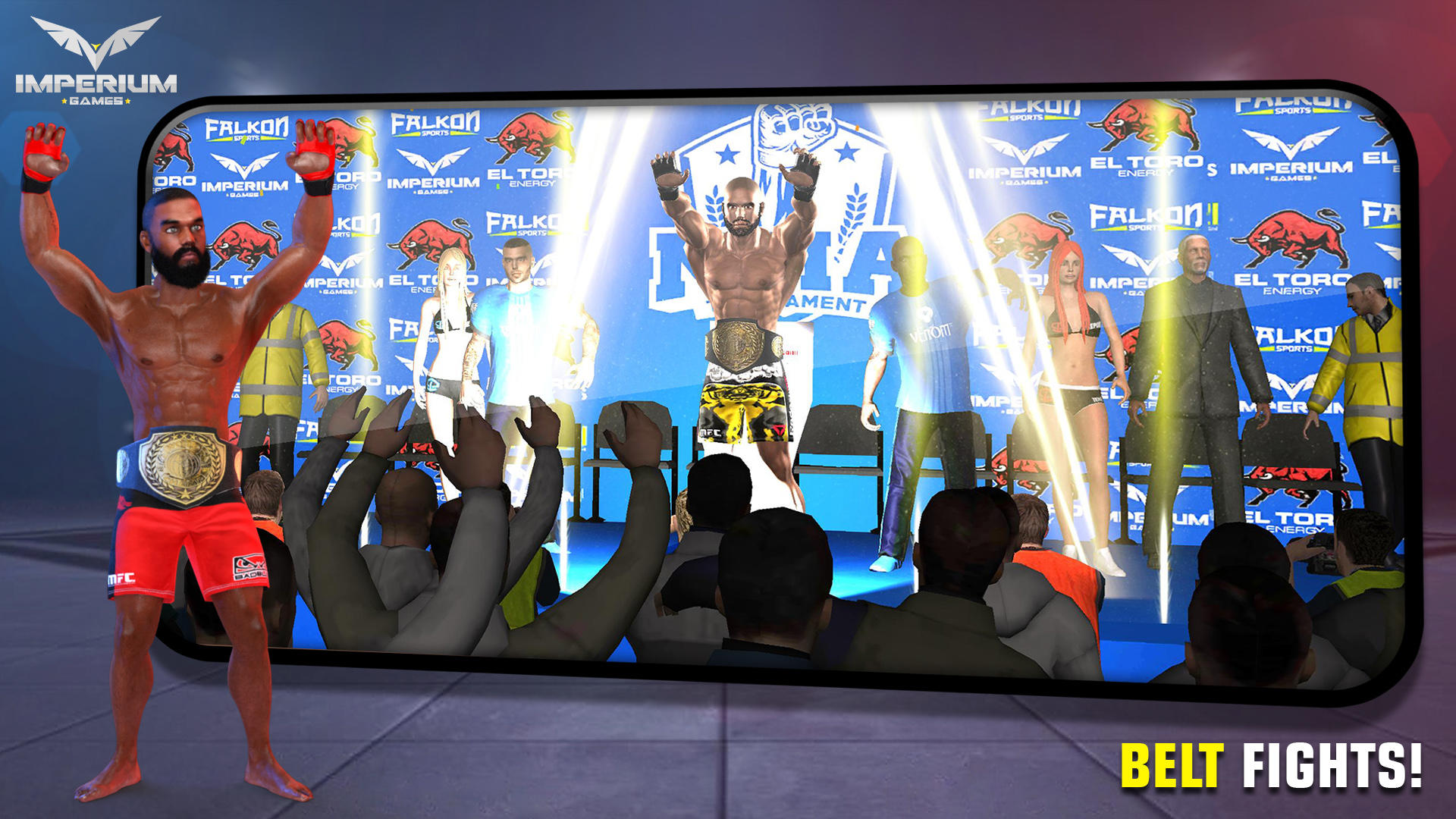 MMA Fighting Clash Game Screenshot
