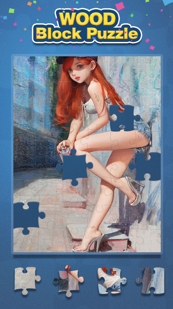 Wood Block Puzzle And Jigsaw ภาพหน้าจอเกม