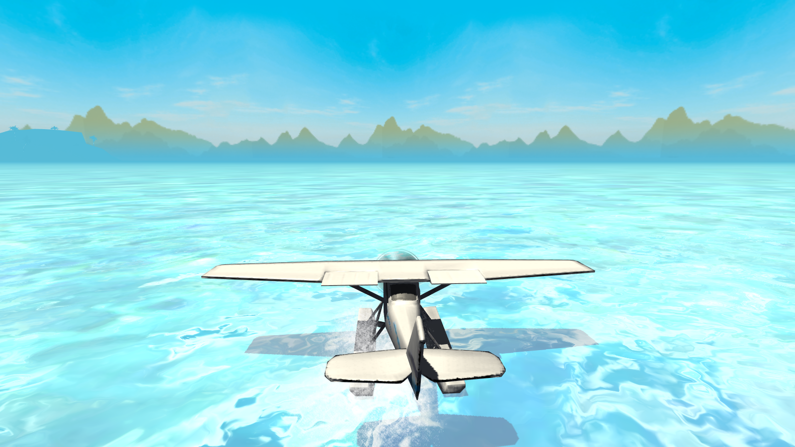 Captura de Tela do Jogo Flying Sea Plane Simulator 3D