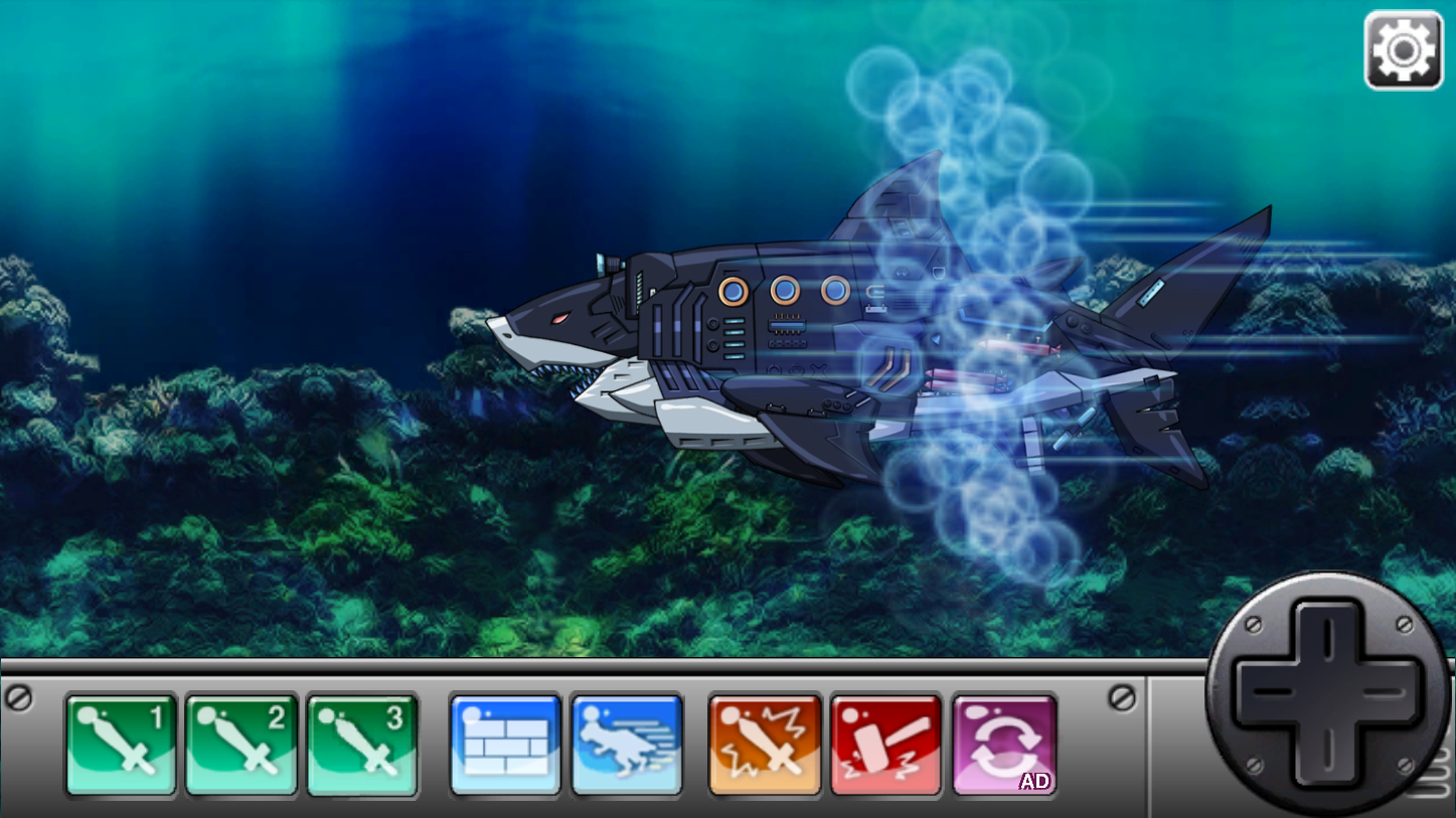 DinoRobot- Megalodon: Dinosaur Game Screenshot