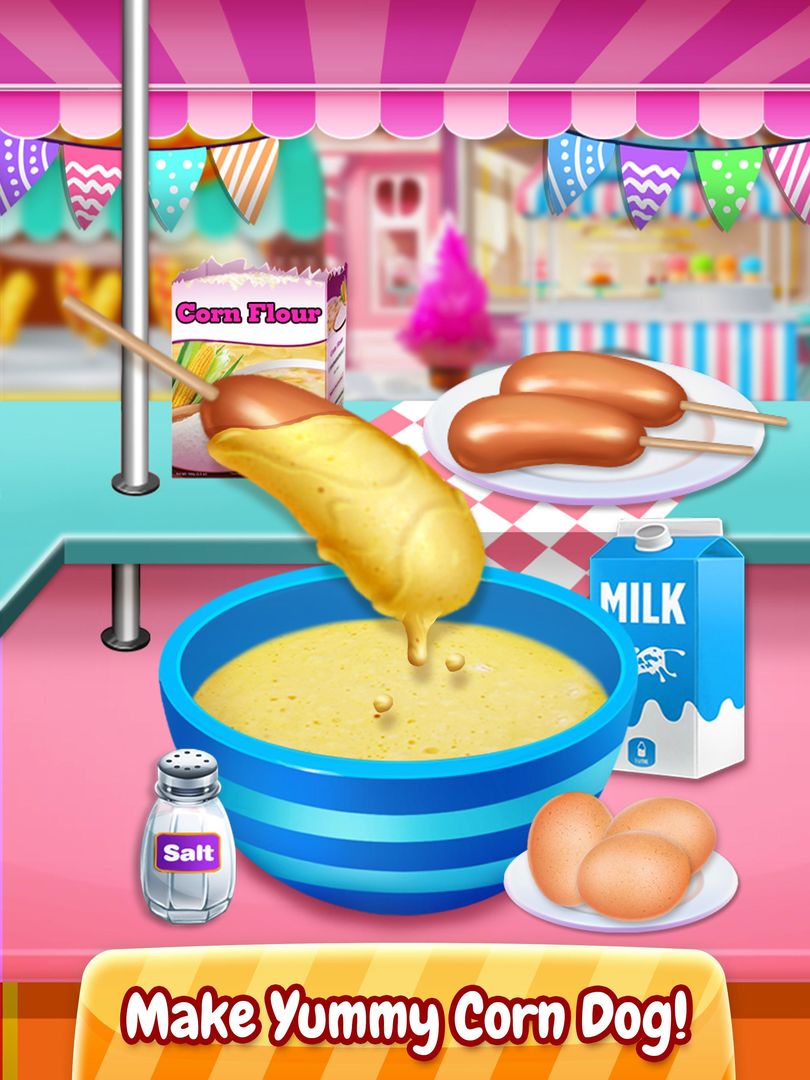 Carnival Fair Food Fever 2018 - Yummy Food Maker screenshot game