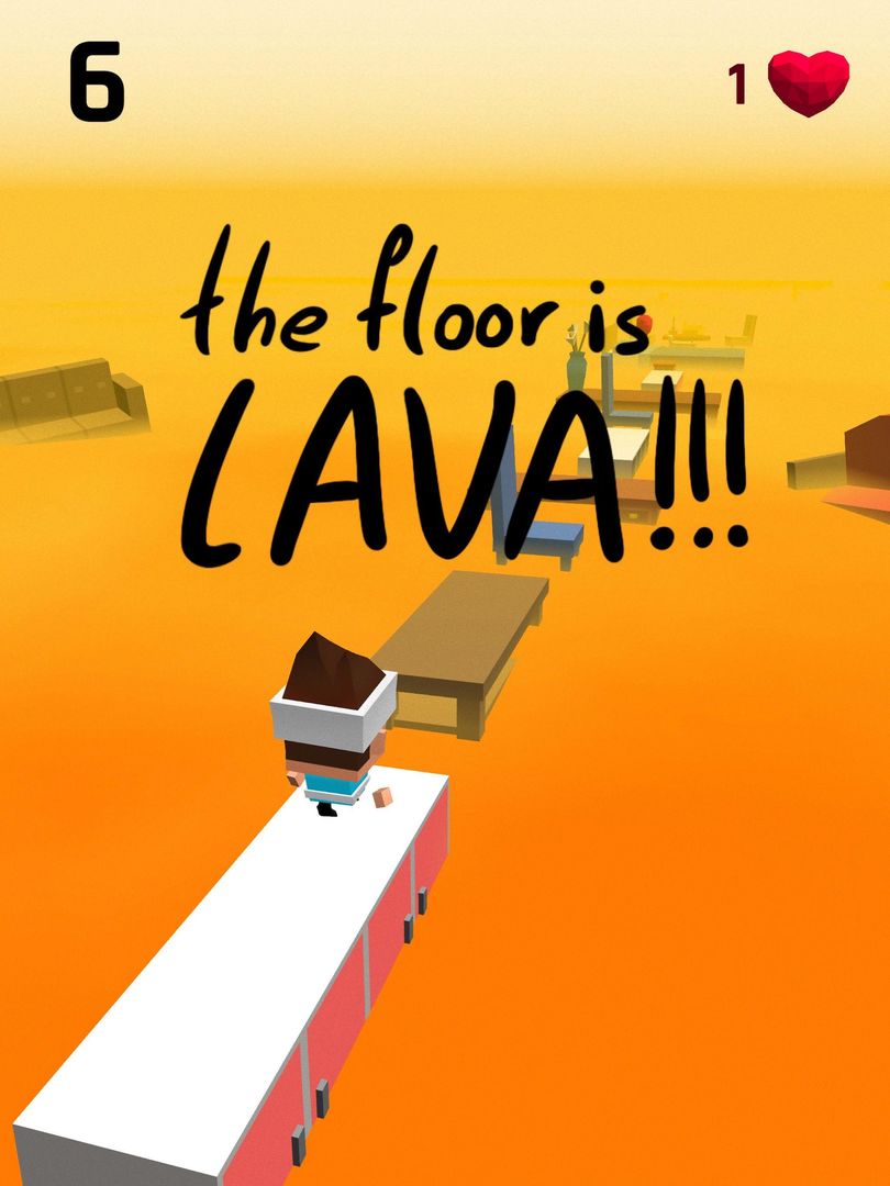 The Floor Is Lava 게임 스크린 샷
