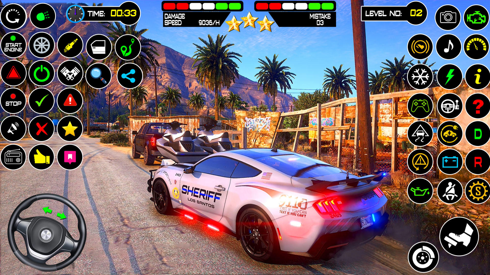 US Police Car Cop Games 2024 ภาพหน้าจอเกม