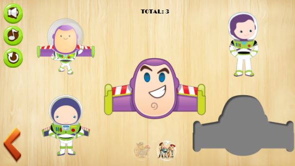Toy Story Puzzle Game 게임 스크린 샷