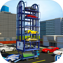 Smart Car Parking Crane 3D Sim