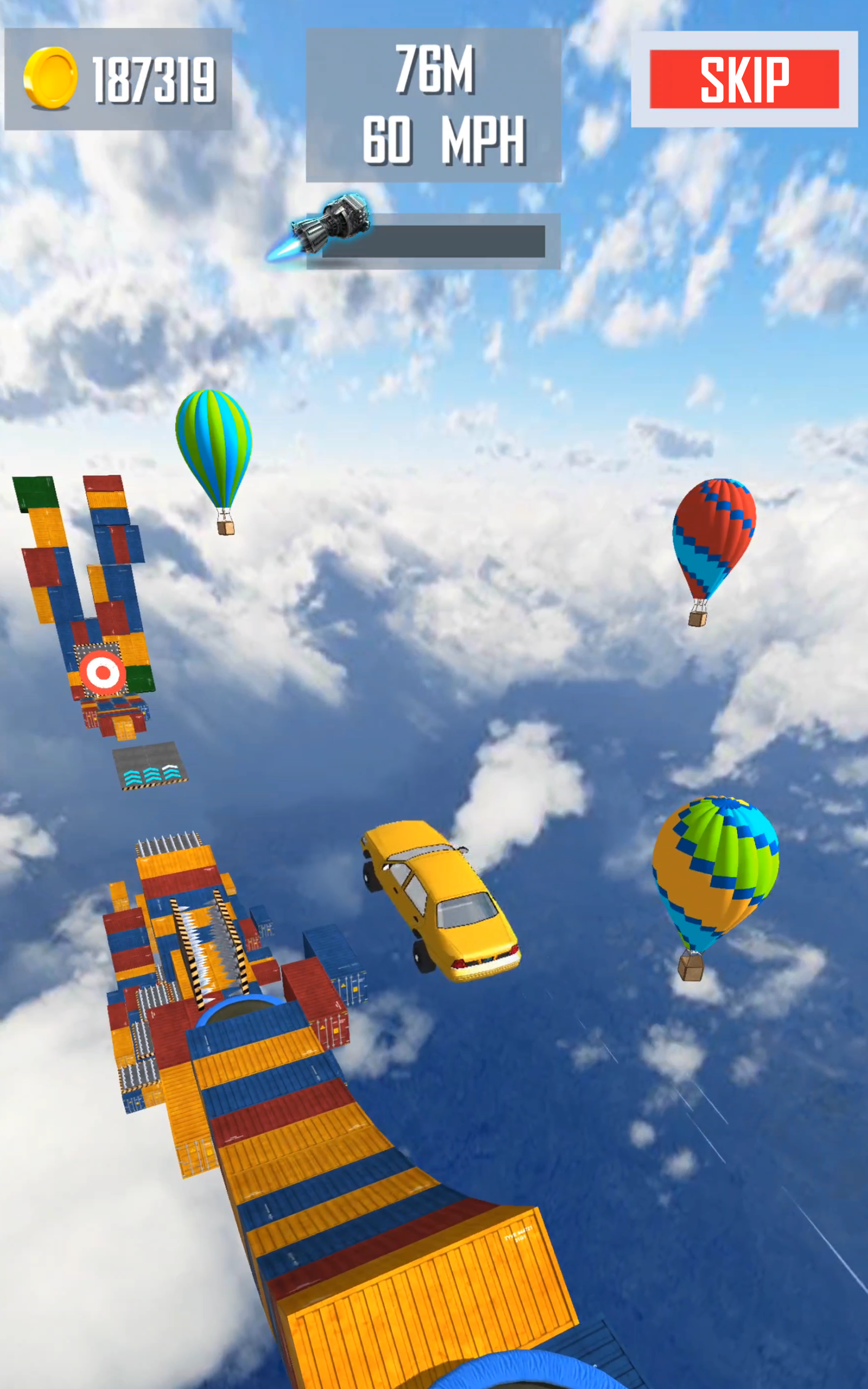 Captura de Tela do Jogo Mega Ramp Car Jumping