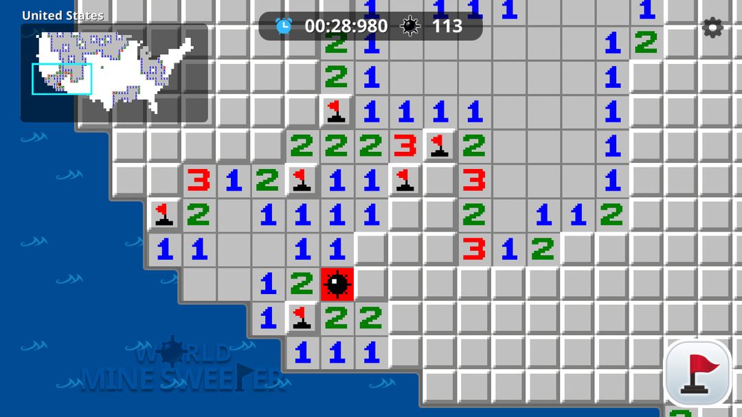 Screenshot of World of Minesweeper