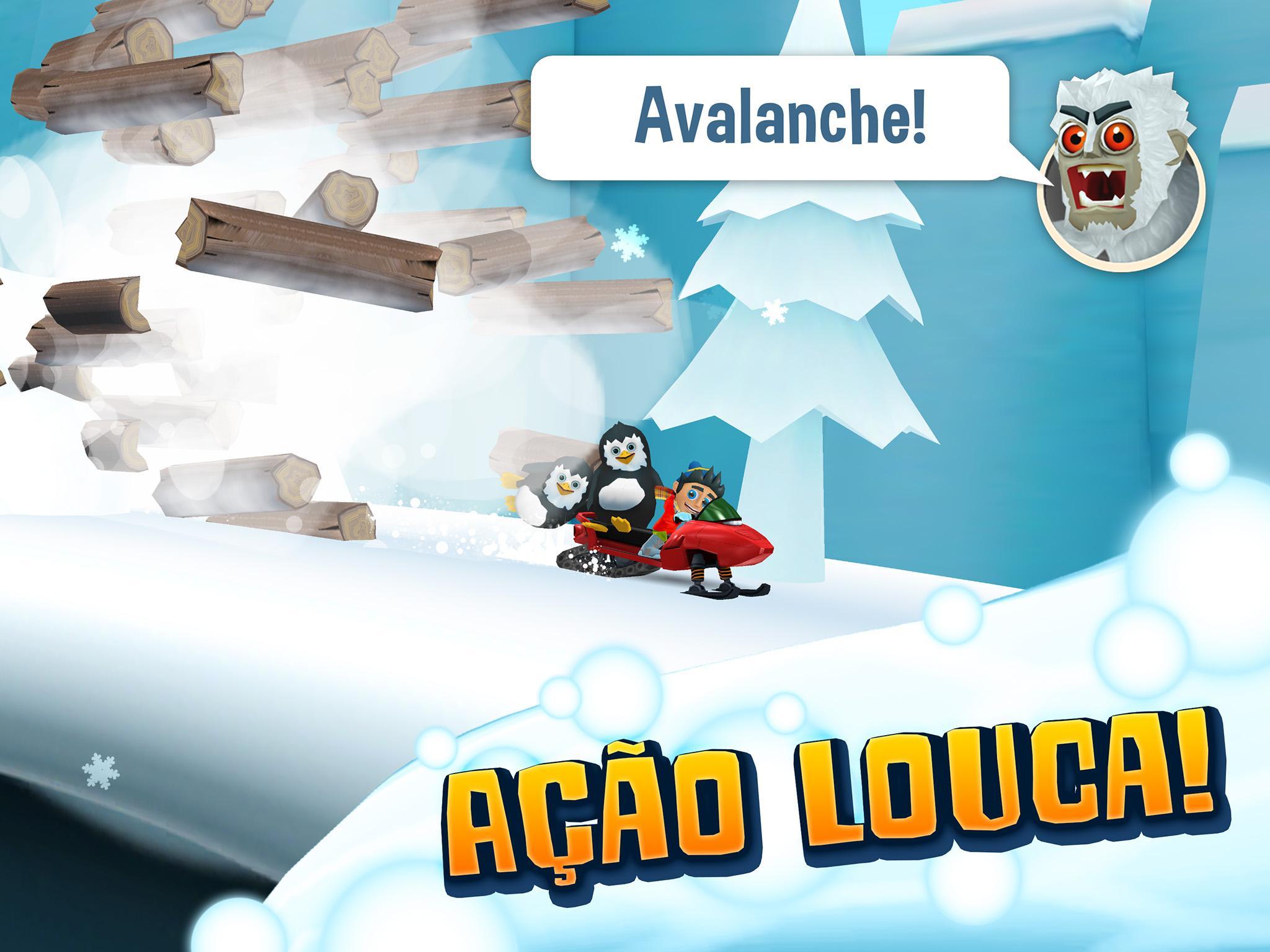 Captura de Tela do Jogo Ski Safari 2