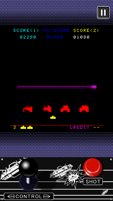 Cuplikan Layar Game SPACE INVADERS
