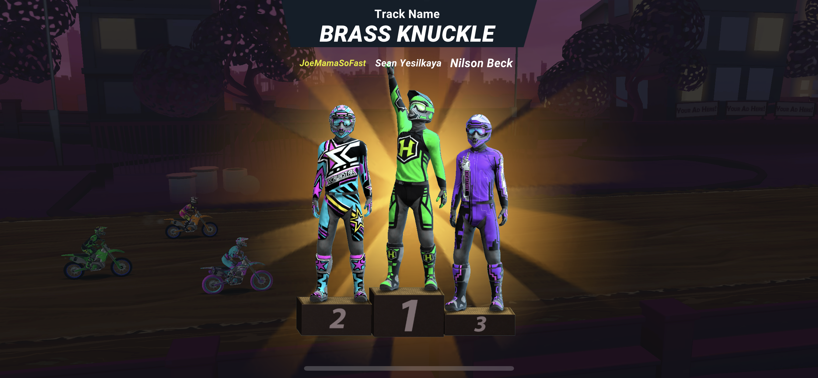 Скриншот игры Mad Skills Motocross 3