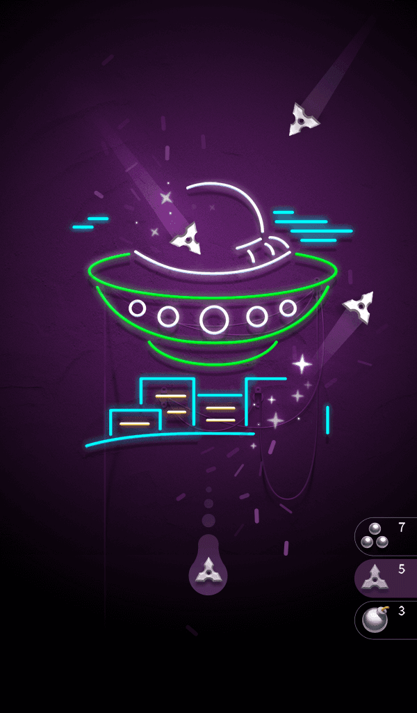 Hit the Light - Neon Shooter Game Screenshot