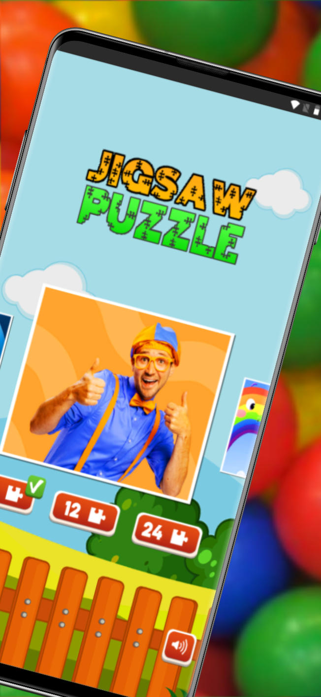 Скриншот игры Stevin Blippi Puzzle Jigsaw