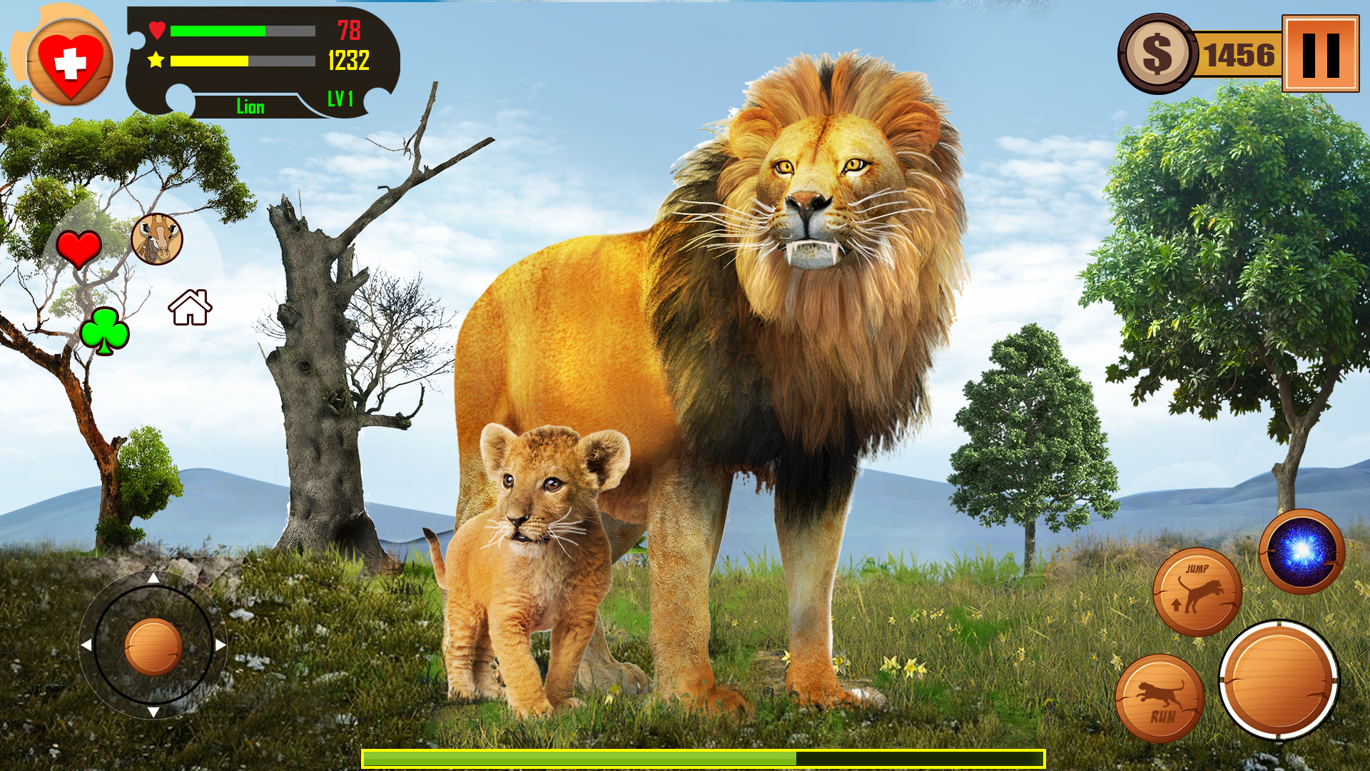 Lion Family Simulator Games 3d Game Screenshot